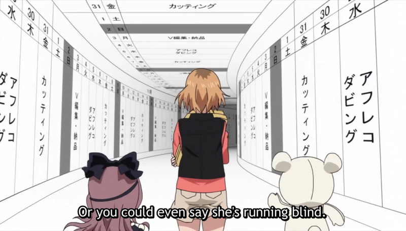 A moment of anxiety causes Aoi to worry not just about the progress of her current projects but even the progression of her own future.